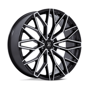 Asanti Black AB050 MOGUL 6 22x9.5 Gloss Black W/ Machined Face 6x135 25mm