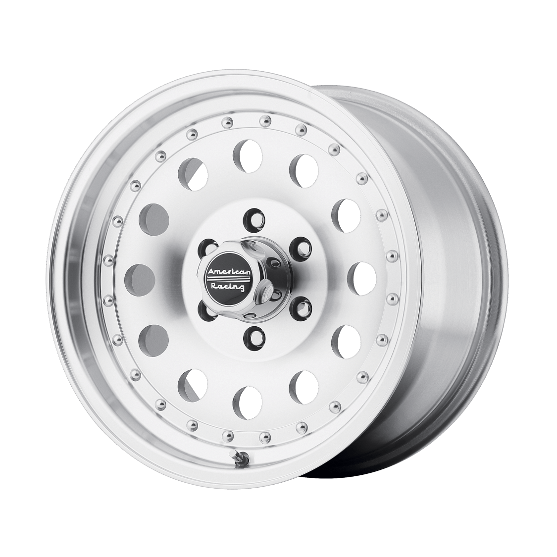 American Racing AR62 OUTLAW II 18x8 Machined W/ Clear Coat 6x135 18mm