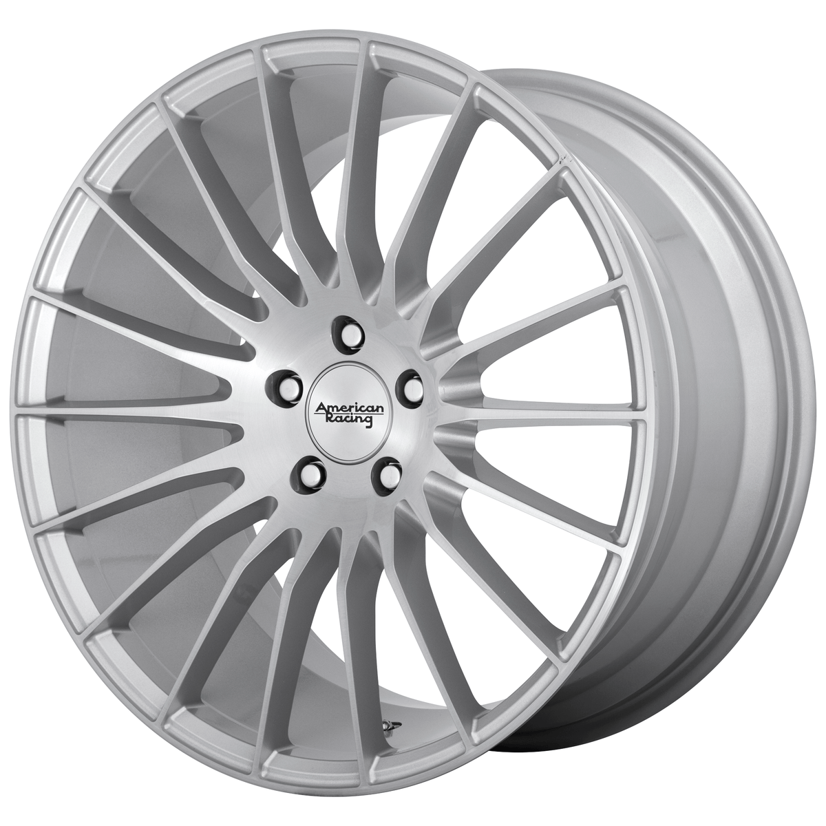 American Racing AR934 FASTLANE 20x10 Brushed Silver 5x114.3 40mm