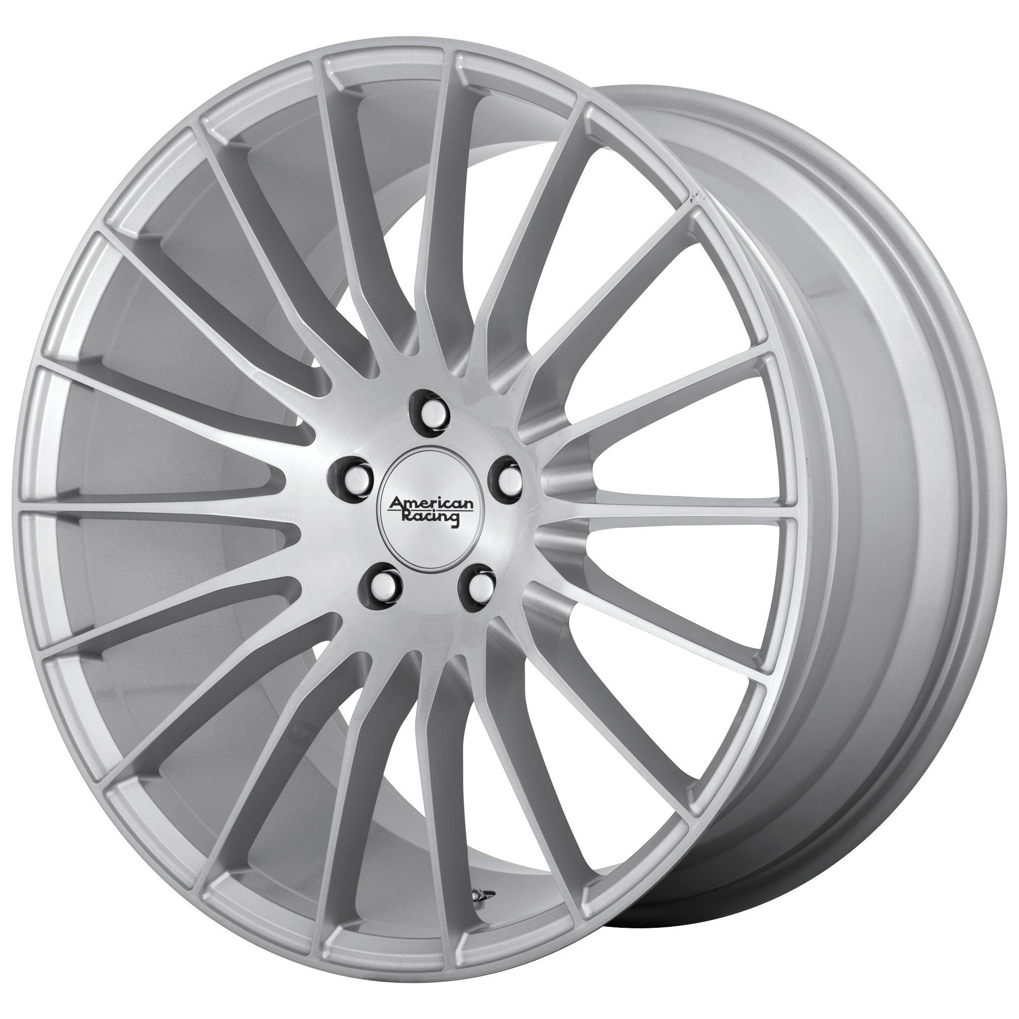 American Racing AR934 FASTLANE 20x10 Brushed Silver 5x114.3 40mm