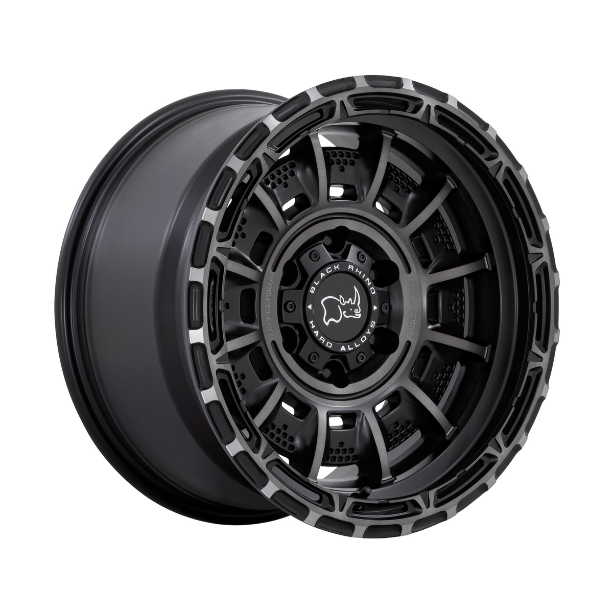 Black Rhino Hard Alloys LEGION 17x9 Matte Black Gray Tint 6x135 0mm