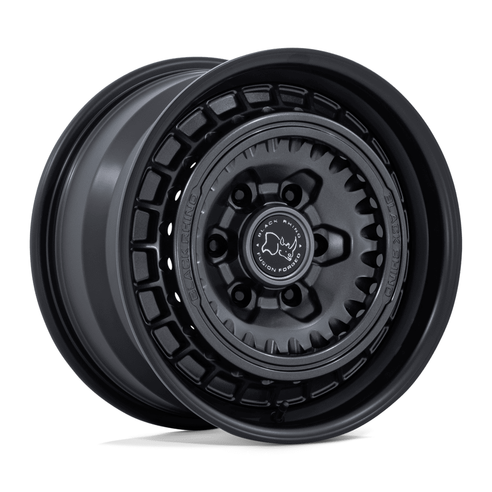 Black Rhino Hard Alloys BR601 BASTION 17x8.5 Gun Black W/ Matte Black Lip 6x135 0mm