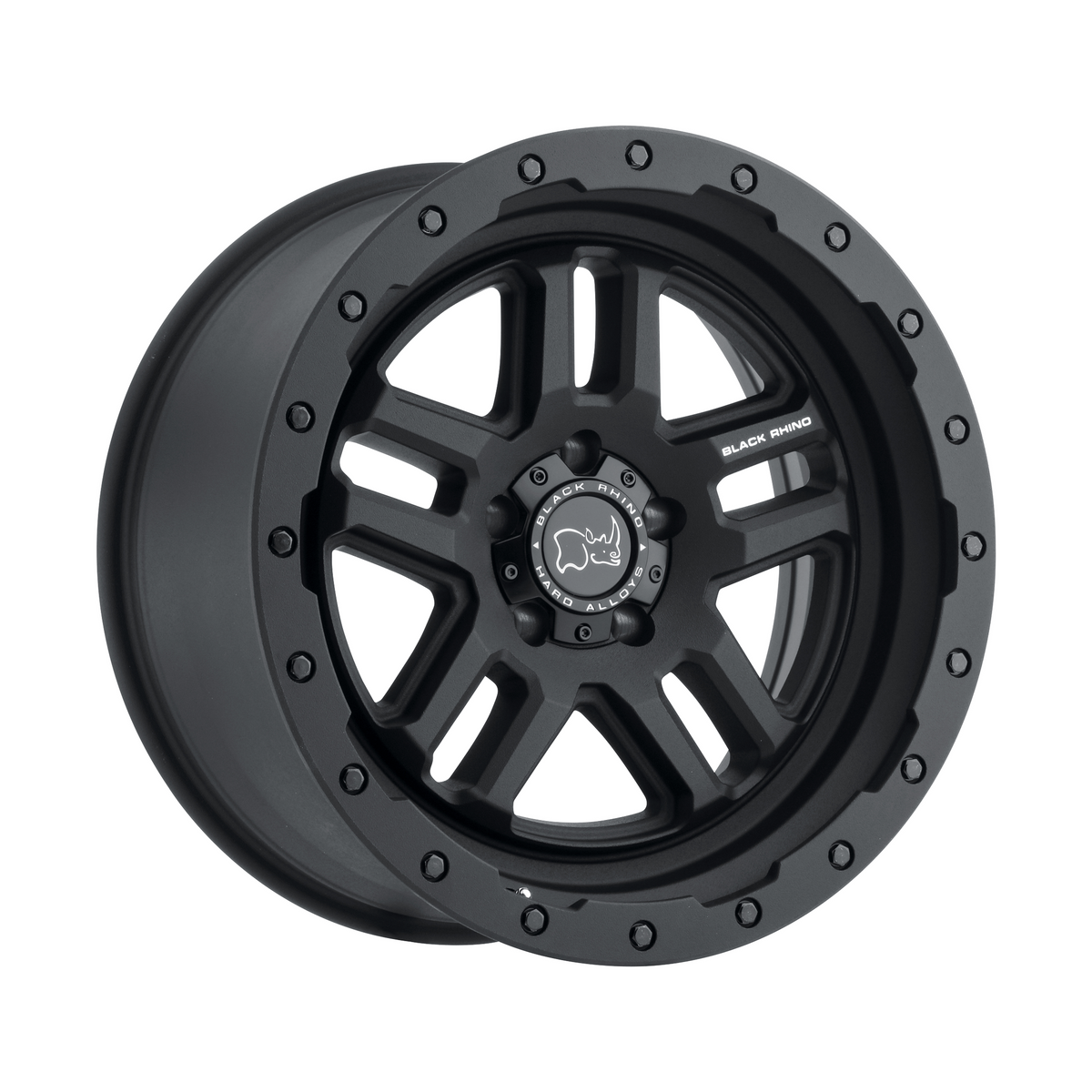 Black Rhino Hard Alloys BARSTOW 18x9.5 Dearborn Blue W/ Black Ring 6x135 12mm