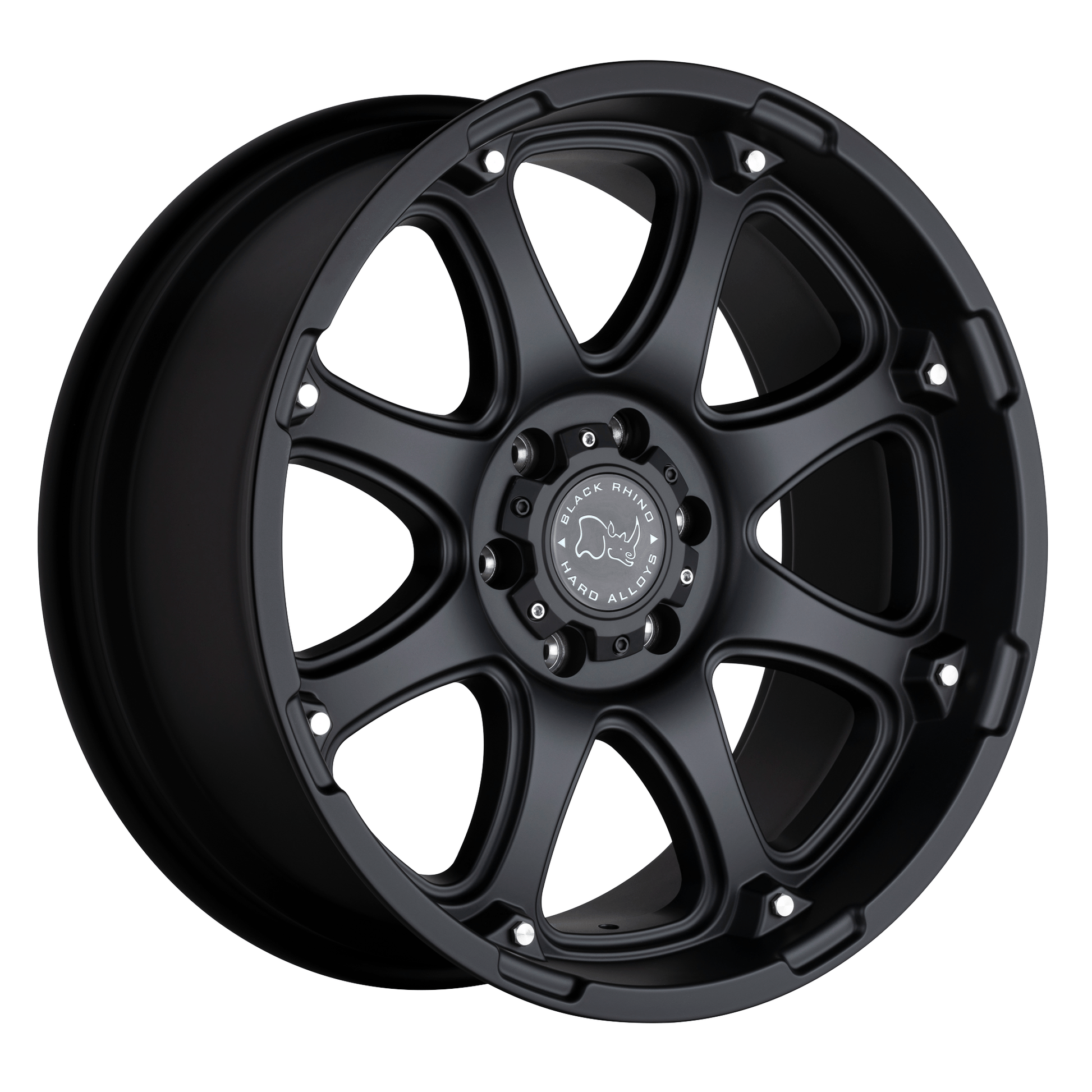 Black Rhino Hard Alloys GLAMIS 18x9 Matte Black 6x135 -12mm