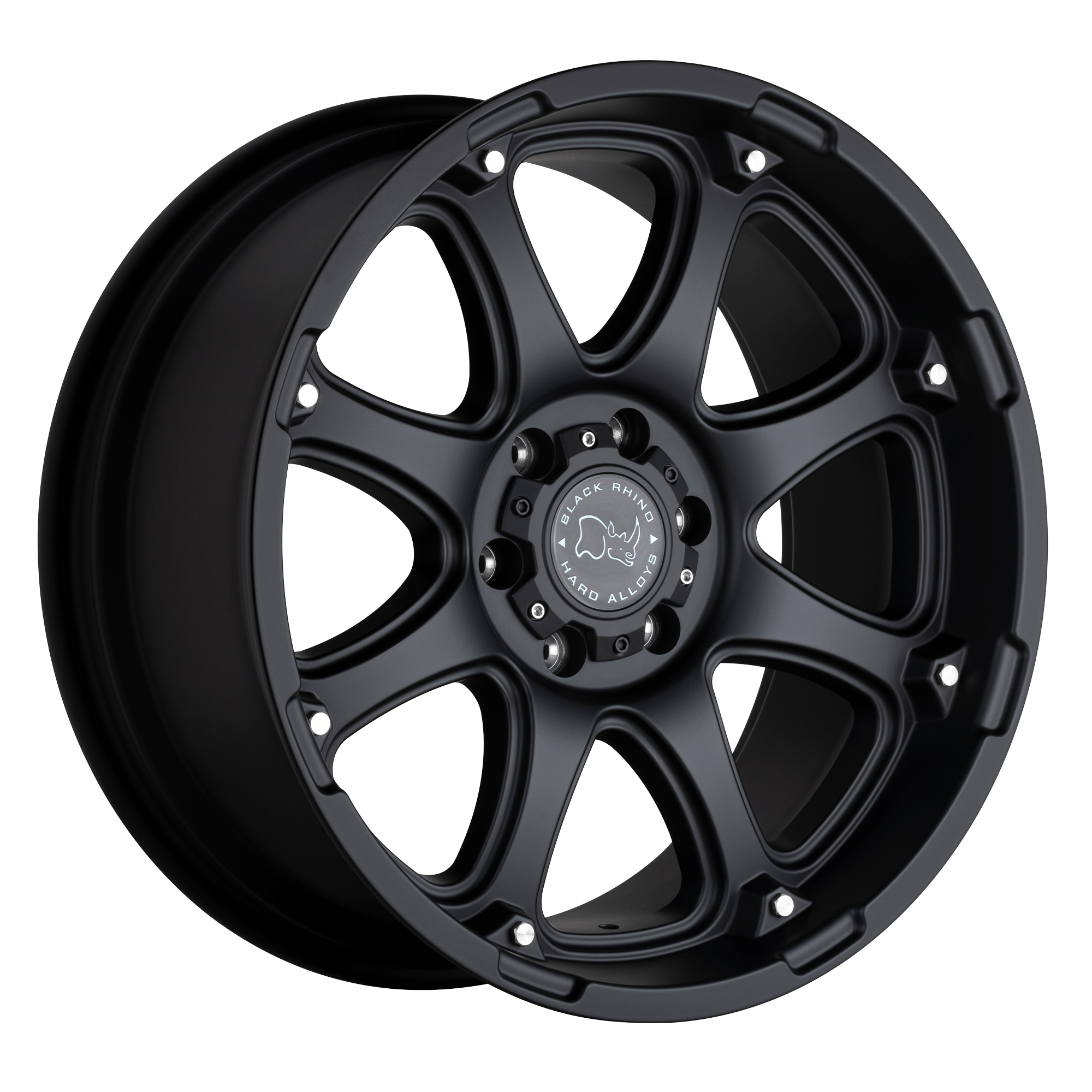 Black Rhino Hard Alloys GLAMIS 18x9 Matte Black 6x135 -12mm