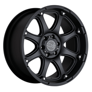 Black Rhino Hard Alloys GLAMIS 18x9 Matte Black 6x135 12mm