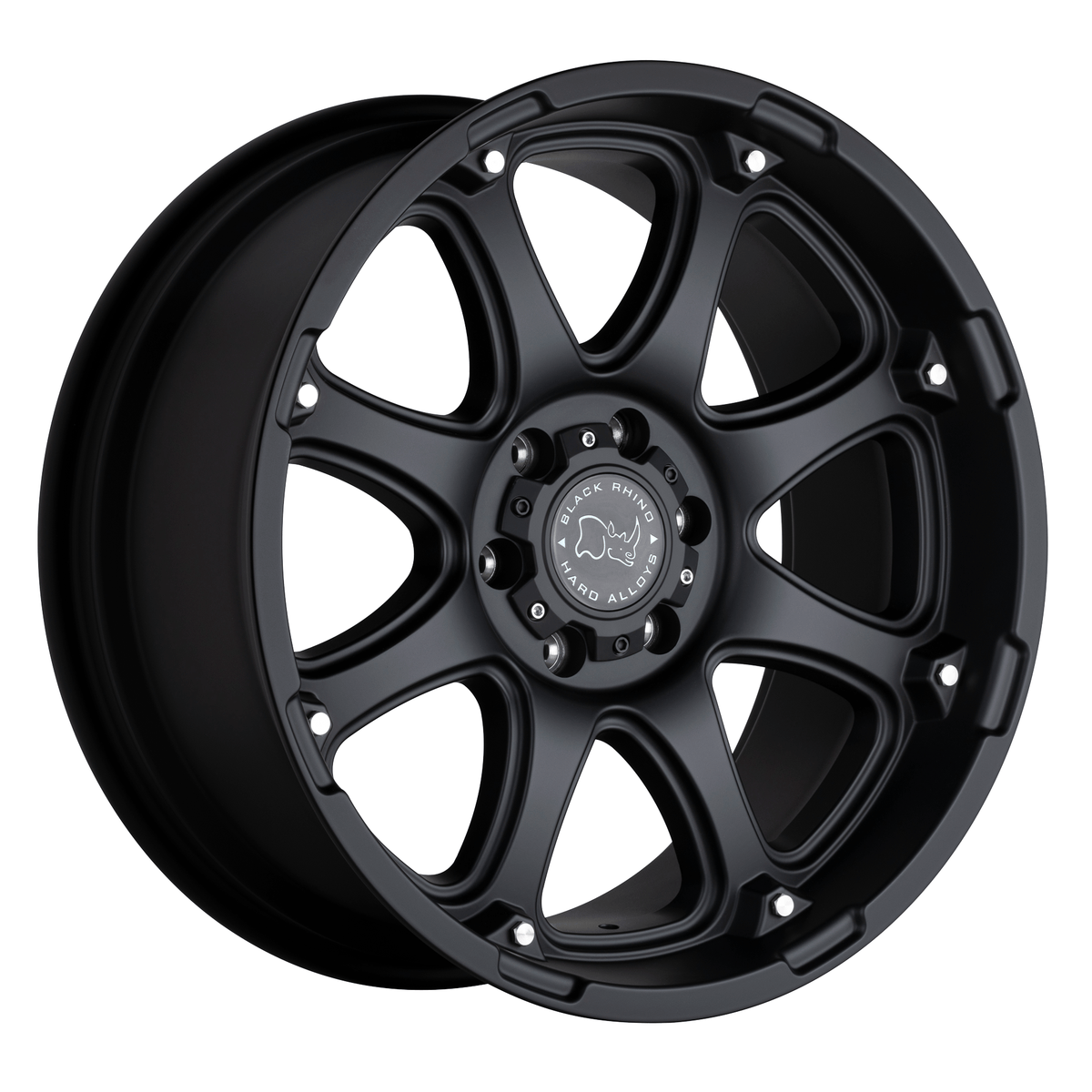Black Rhino Hard Alloys GLAMIS 18x9 Matte Black 6x135 12mm