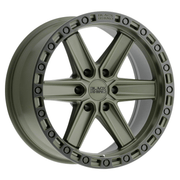 Black Rhino Hard Alloys HENDERSON 17x9 Olive Drab Green W/ Black Ring 6x135 0mm