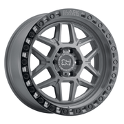 Black Rhino Hard Alloys KELSO 17x9 Battleship Gray W/ Black Ring 6x135 0mm