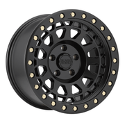 Black Rhino Hard Alloys PRIMM 17x9 Matte Black W/ Brass Bolts 6x135 0mm