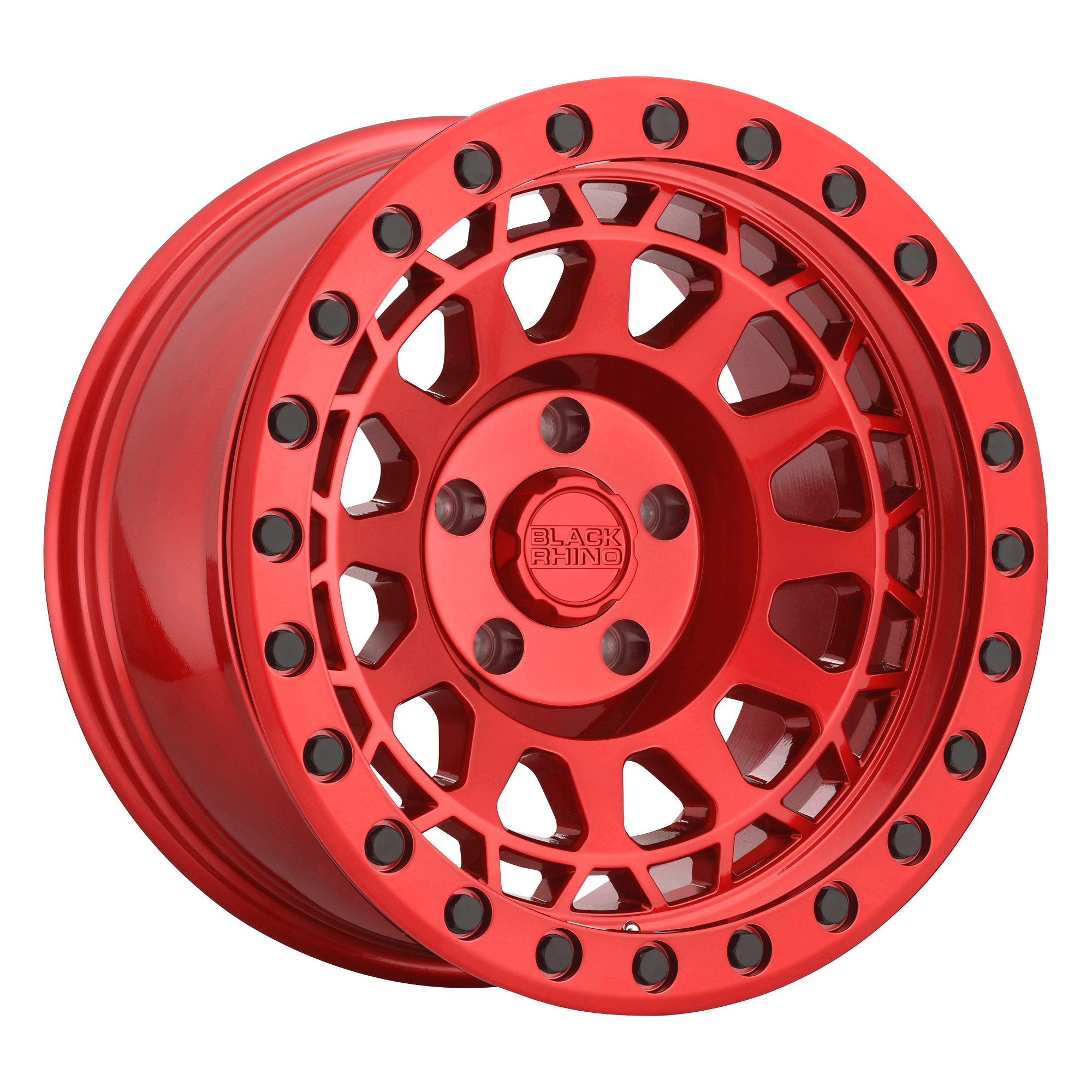 Black Rhino Hard Alloys PRIMM 17x9 Candy Red W/ Black Bolts 6x135 0mm