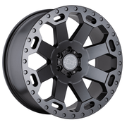Black Rhino Hard Alloys WARLORD 18x9 Matte Gunmetal 6x135 12mm