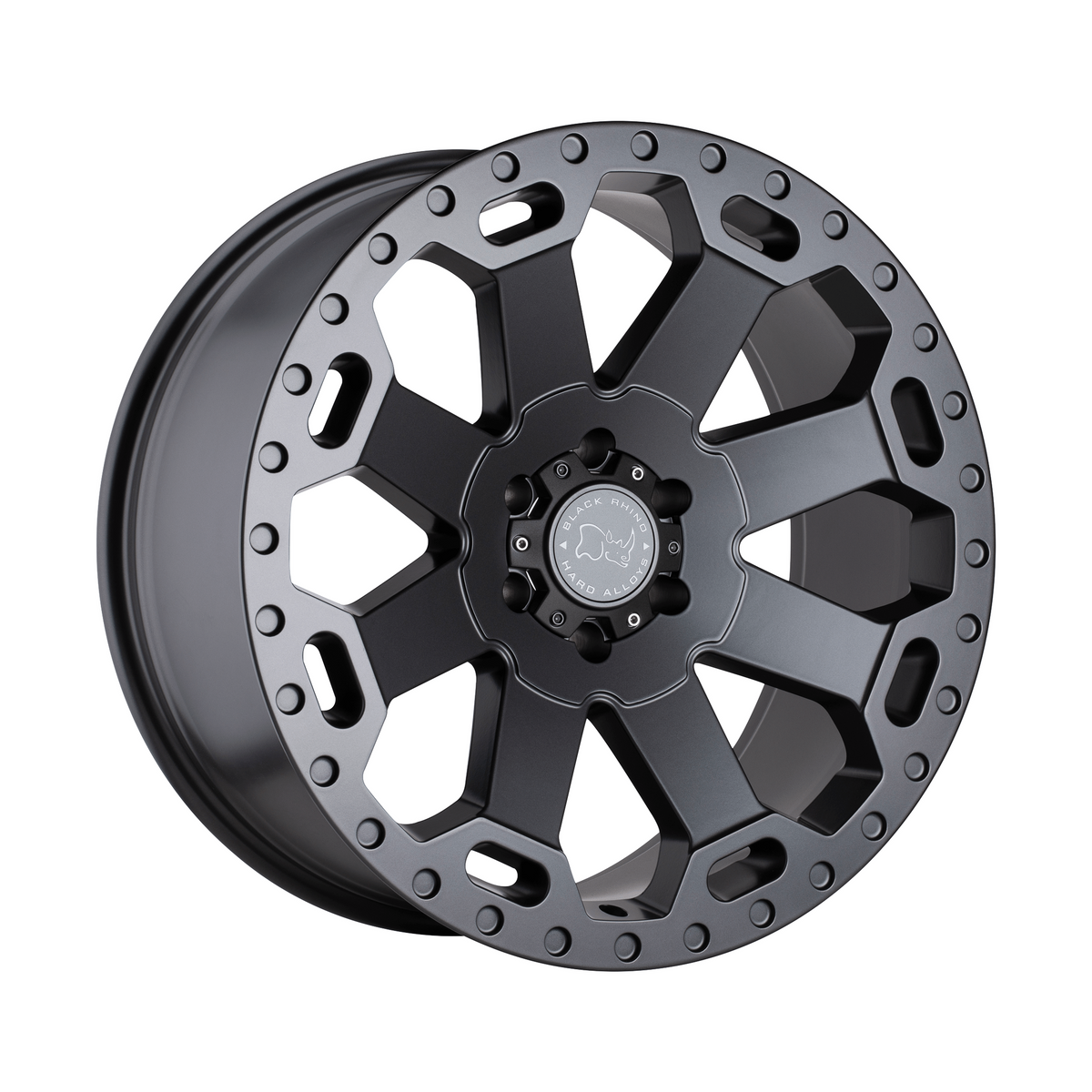 Black Rhino Hard Alloys WARLORD 17x9 Matte Gunmetal 6x135 12mm