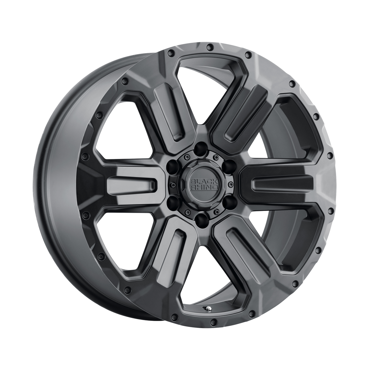 Black Rhino Hard Alloys WANAKA 17x8.5 Matte Black 6x135 12mm