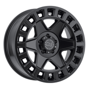 Black Rhino Hard Alloys YORK 17x8 Matte Black 5x114.3 35mm