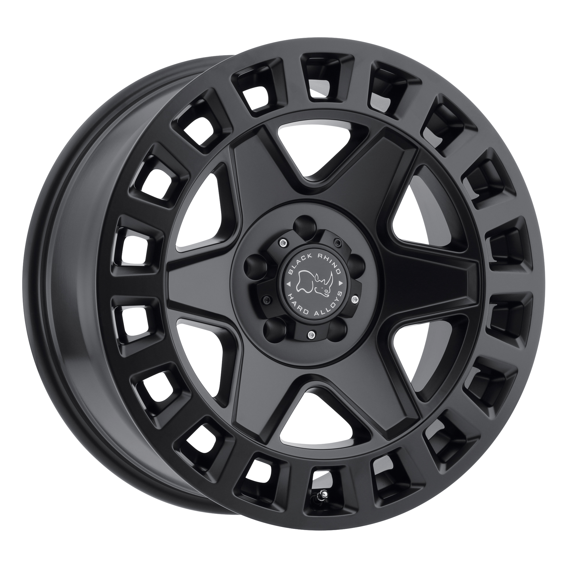 Black Rhino Hard Alloys YORK 17x8 Matte Black 5x114.3 35mm
