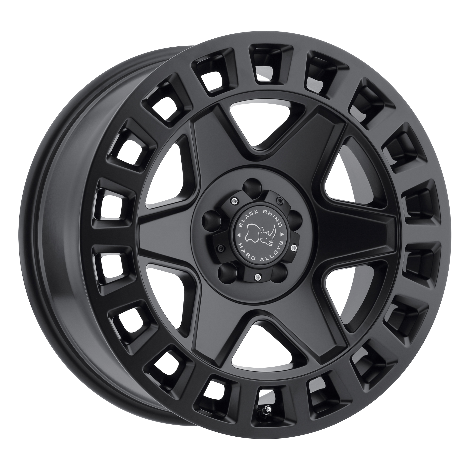 Black Rhino Hard Alloys YORK 17x8 Matte Black 5x114.3 35mm