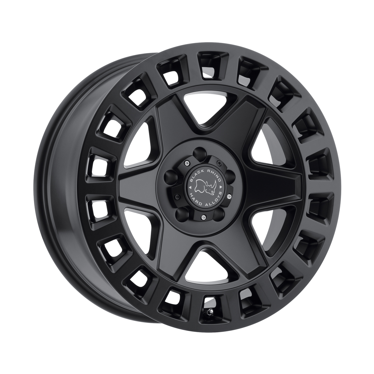 Black Rhino Hard Alloys YORK 17x8 Matte Black 5x114.3 35mm