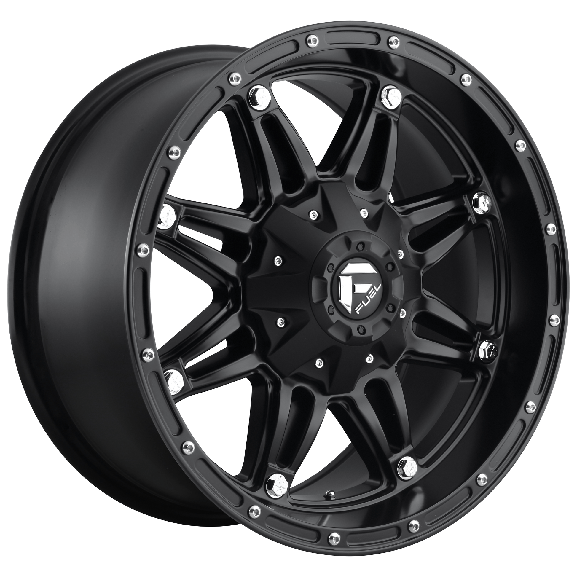 Fuel 1PC D531 HOSTAGE 17x8.5 Matte Black 5x114.3 38mm
