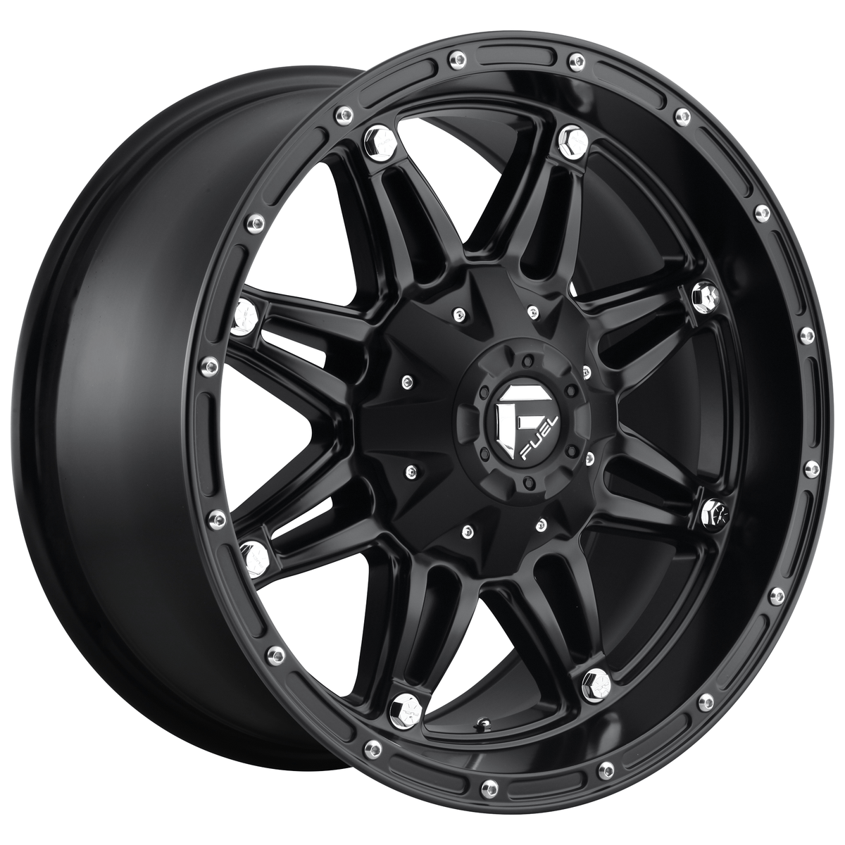 Fuel 1PC D531 HOSTAGE 17x8.5 Matte Black 5x114.3 38mm