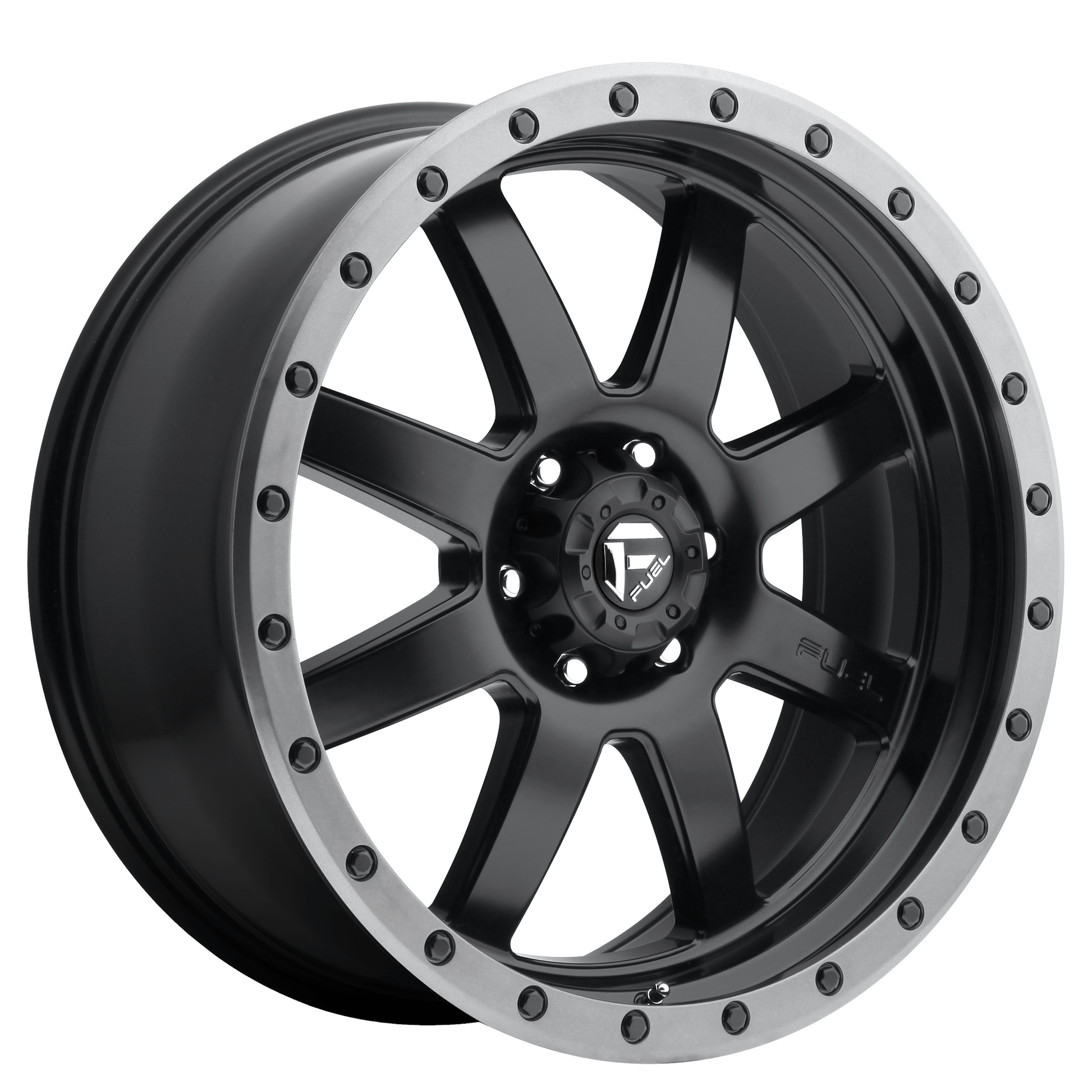 Fuel 1PC D551 TROPHY 18x9 Matte Black Gun Metal Ring 6x135 1mm
