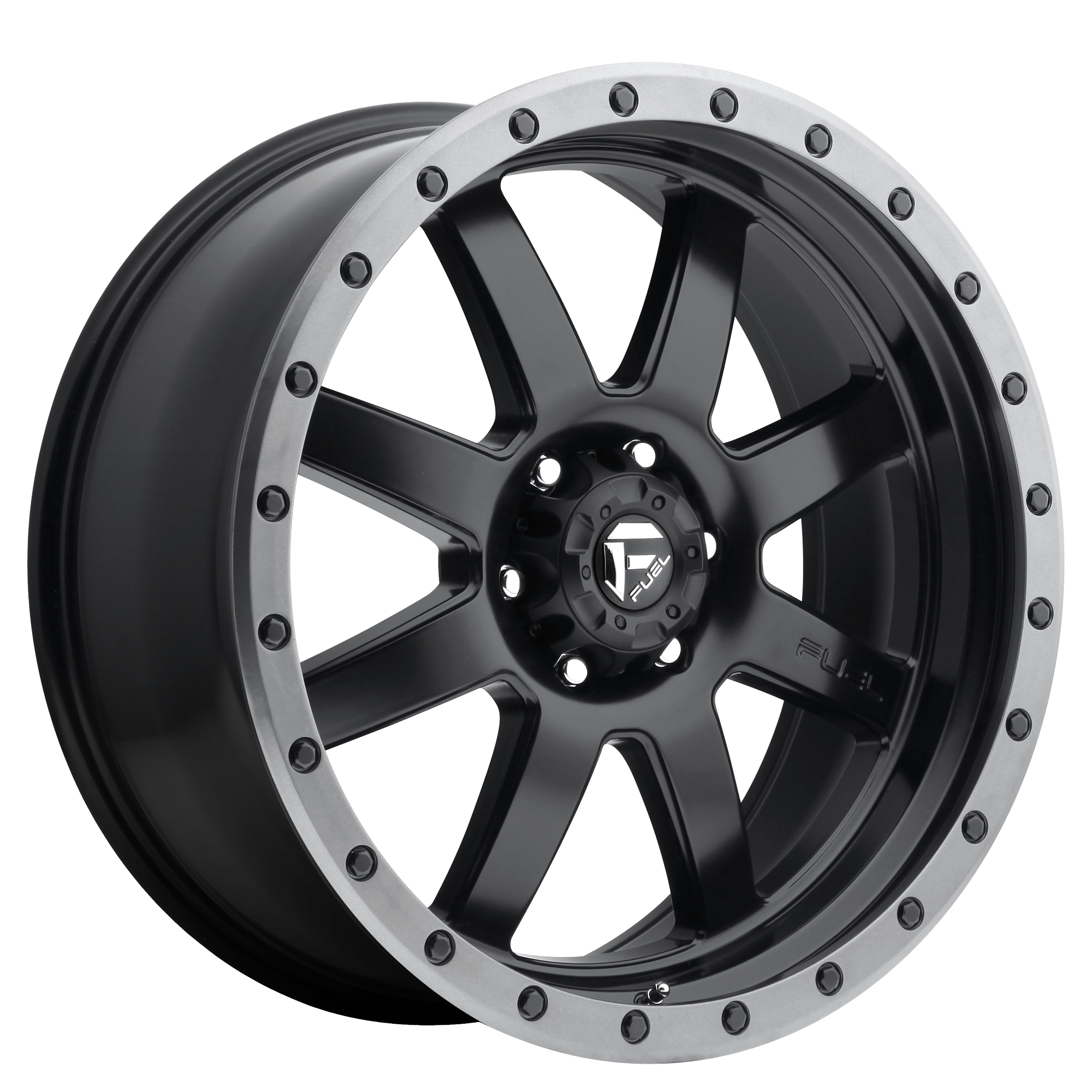 Fuel 1PC D551 TROPHY 18x9 Matte Black Gun Metal Ring 6x135 1mm