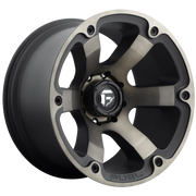 Fuel 1PC D564 BEAST 17x9 Matte Black Double Dark Tint 6x135 -12mm
