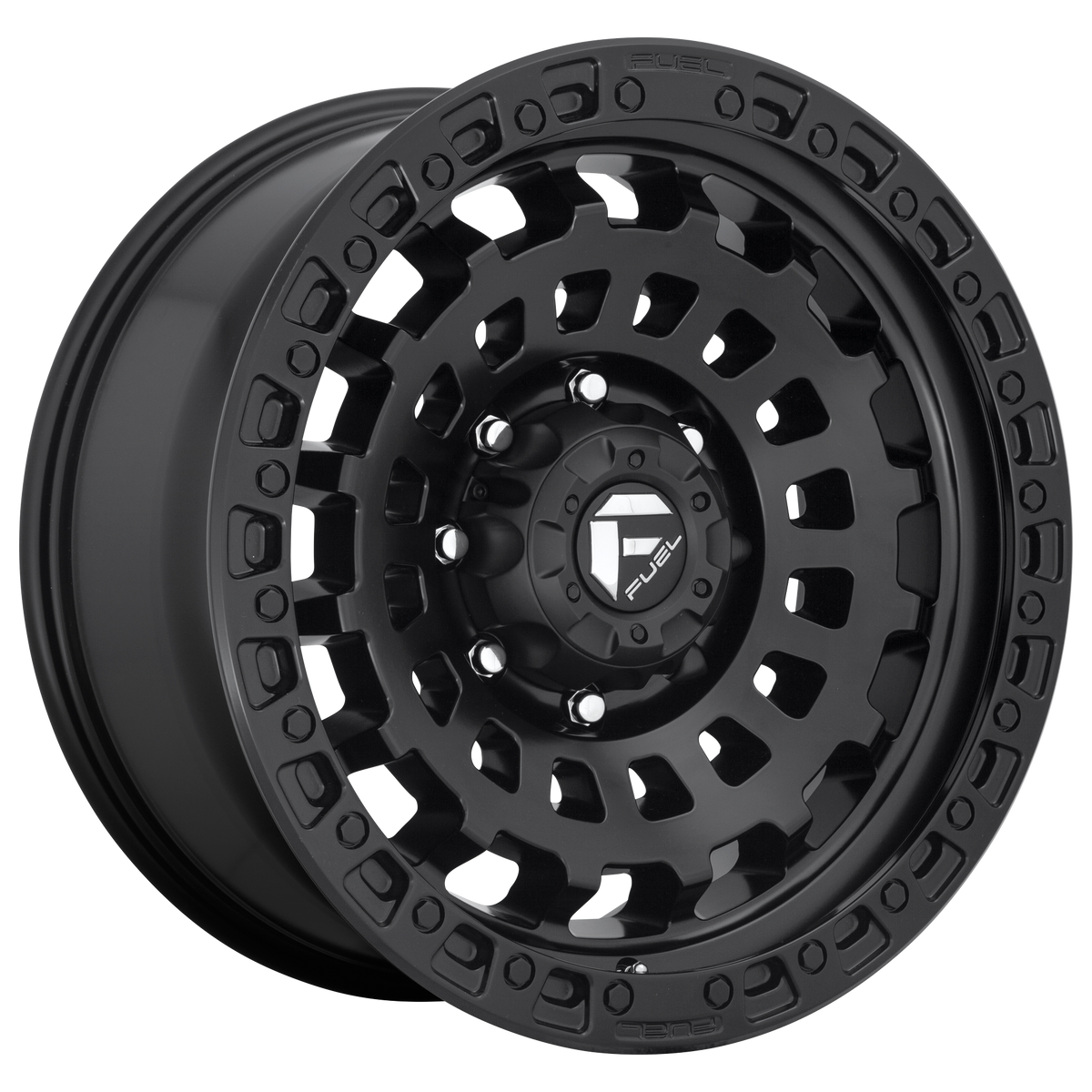 Fuel 1PC D633 ZEPHYR 17x9 Matte Black 6x135 1mm