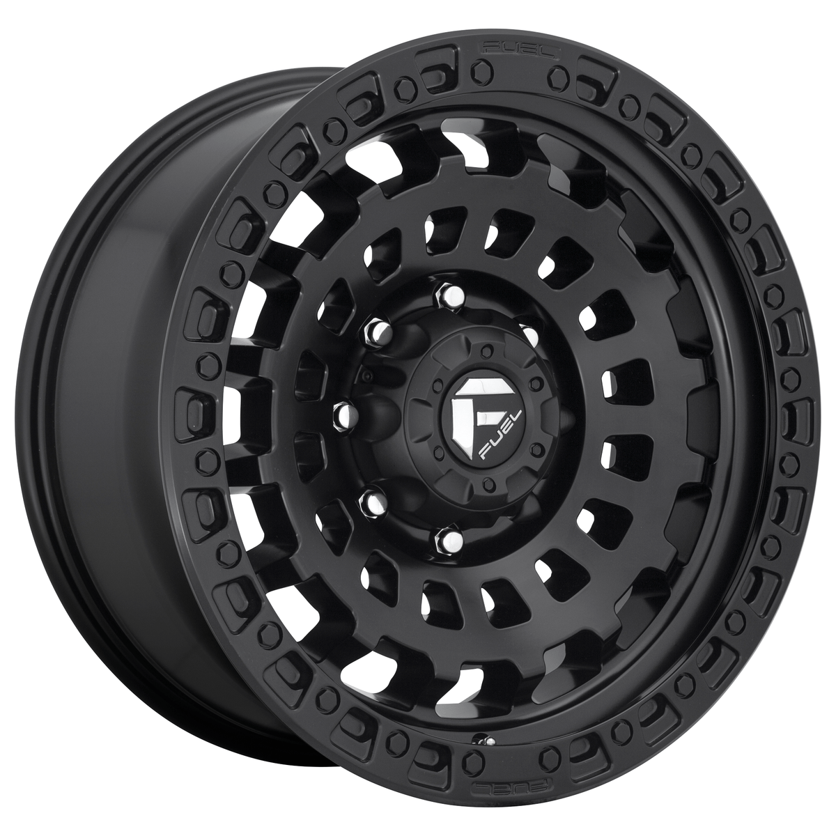 Fuel 1PC D633 ZEPHYR 18x9 Matte Black 6x135 1mm