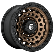 Fuel 1PC D634 ZEPHYR 17x8 Matte Bronze Black Bead Ring 5x114.3 38mm