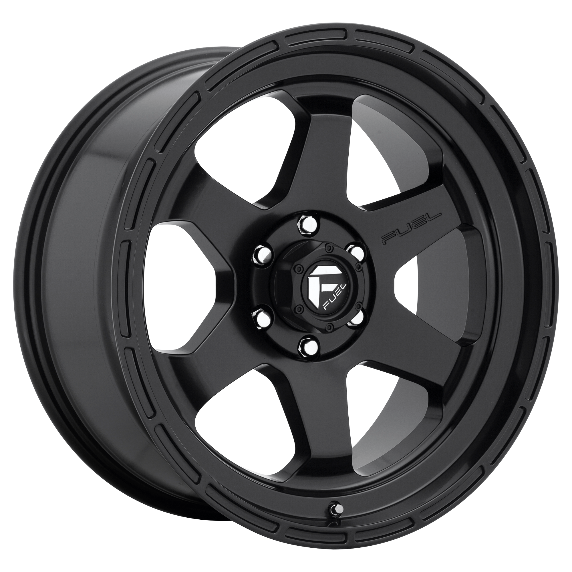 Fuel 1PC D664 SHOK 17x9 Matte Black 6x135 1mm