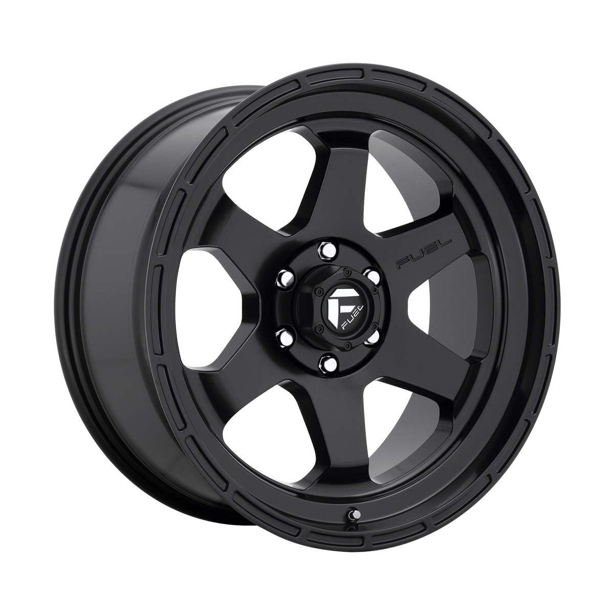 Fuel 1PC D664 SHOK 17x9 Matte Black 6x135 1mm