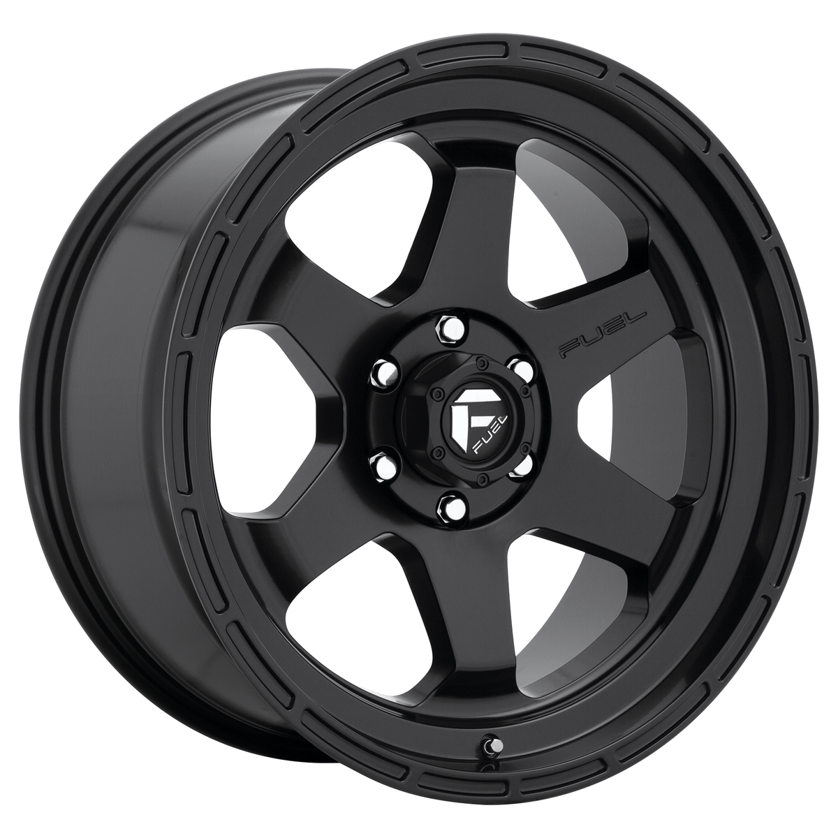 Fuel 1PC D664 SHOK 18x9 Matte Black 6x135 20mm