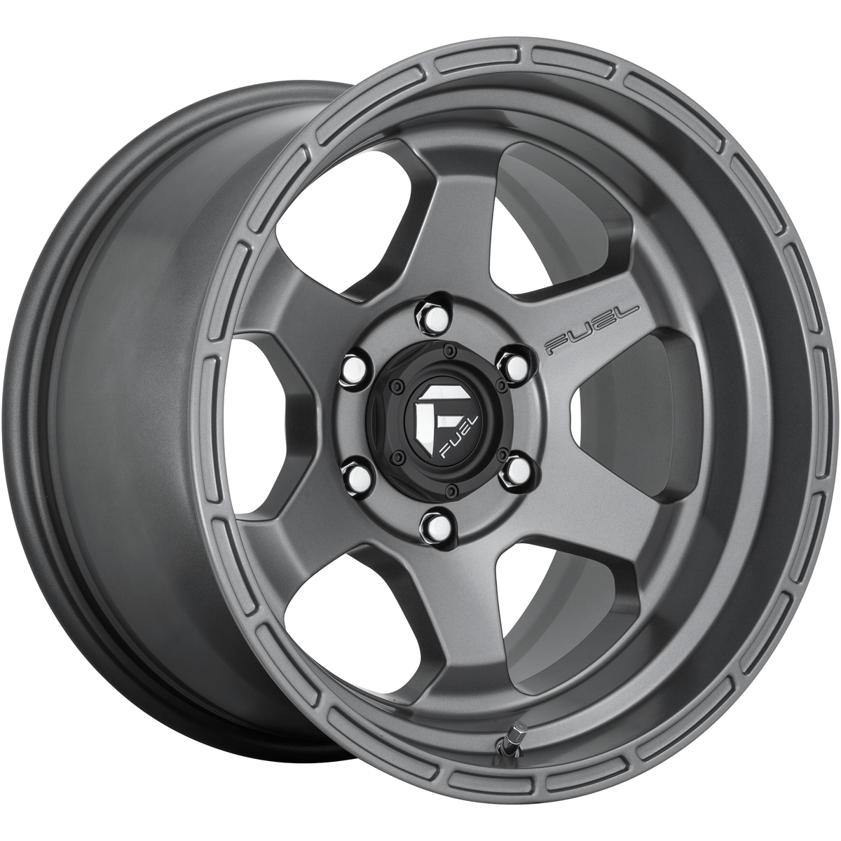Fuel 1PC D665 SHOK 17x9 Matte Anthracite 6x135 1mm