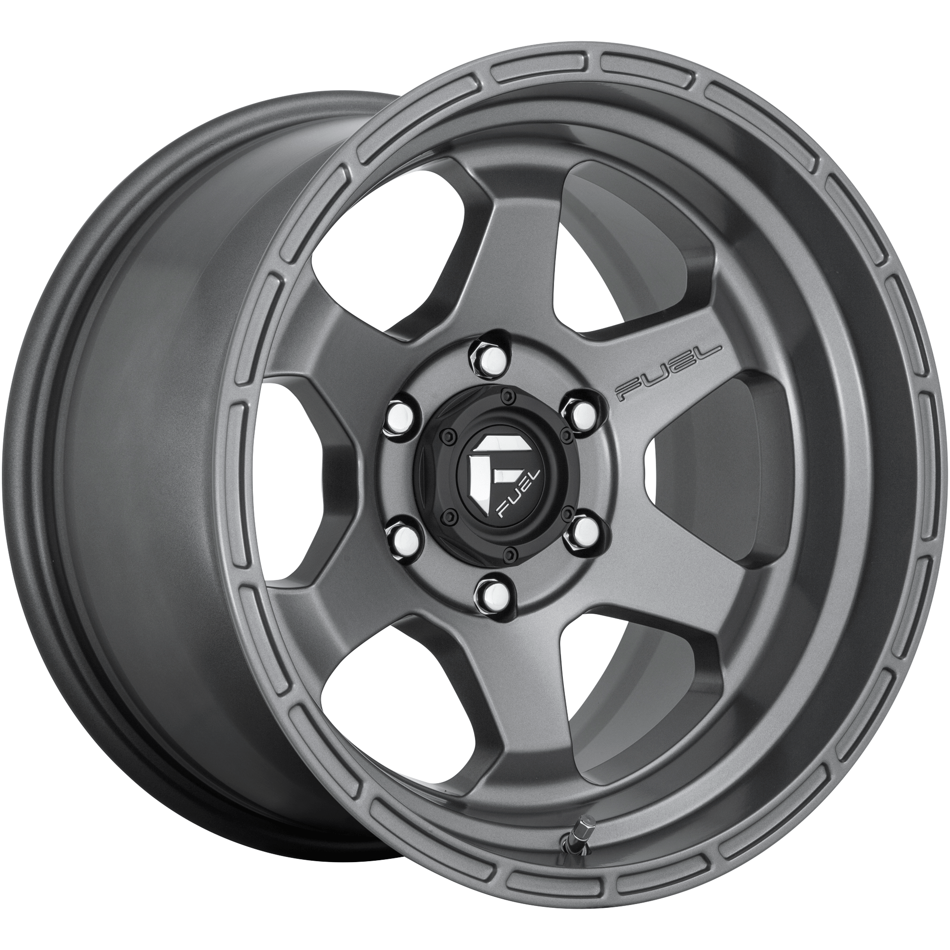Fuel 1PC D665 SHOK 18x9 Matte Anthracite 6x135 20mm