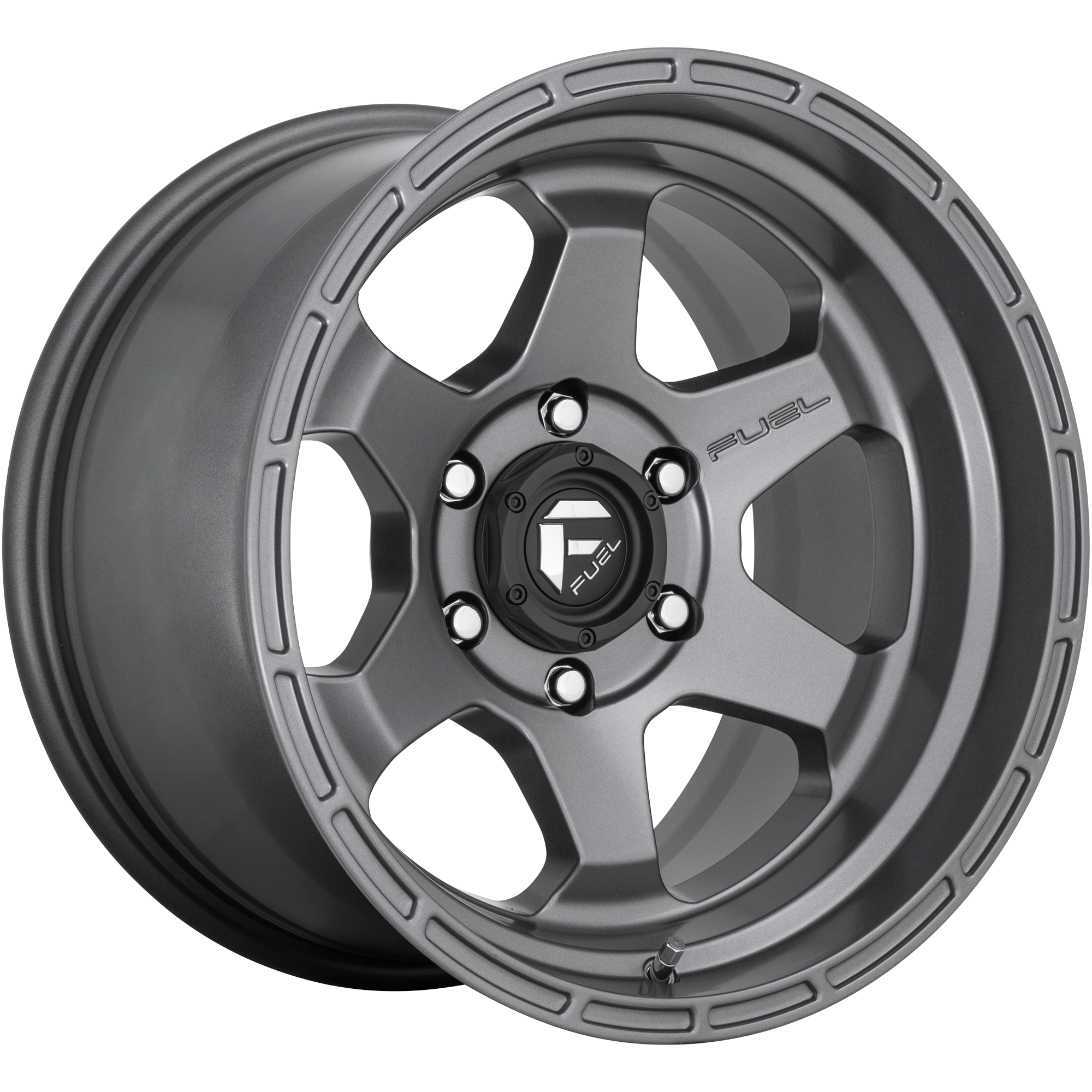 Fuel 1PC D665 SHOK 18x9 Matte Anthracite 6x135 20mm