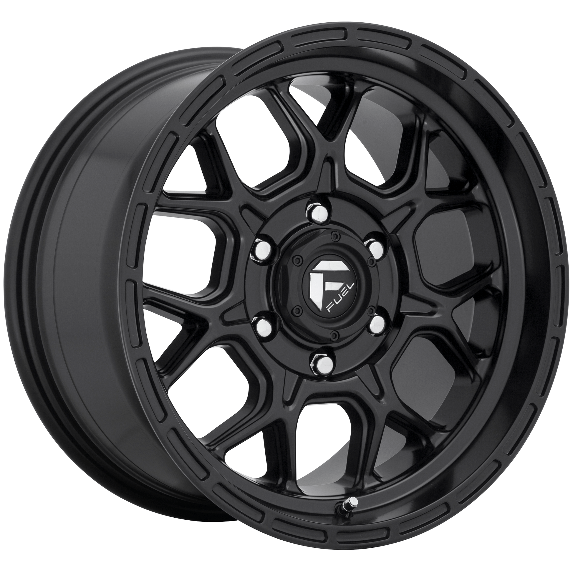 Fuel 1PC D670 TECH 18x9 Matte Black 6x135 -12mm