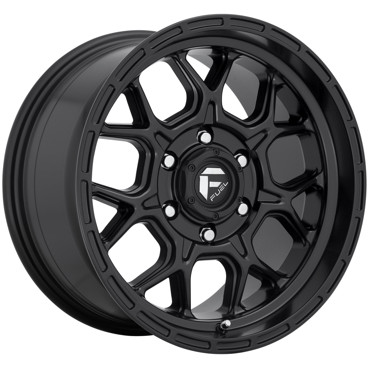 Fuel 1PC D670 TECH 18x9 Matte Black 6x135 20mm