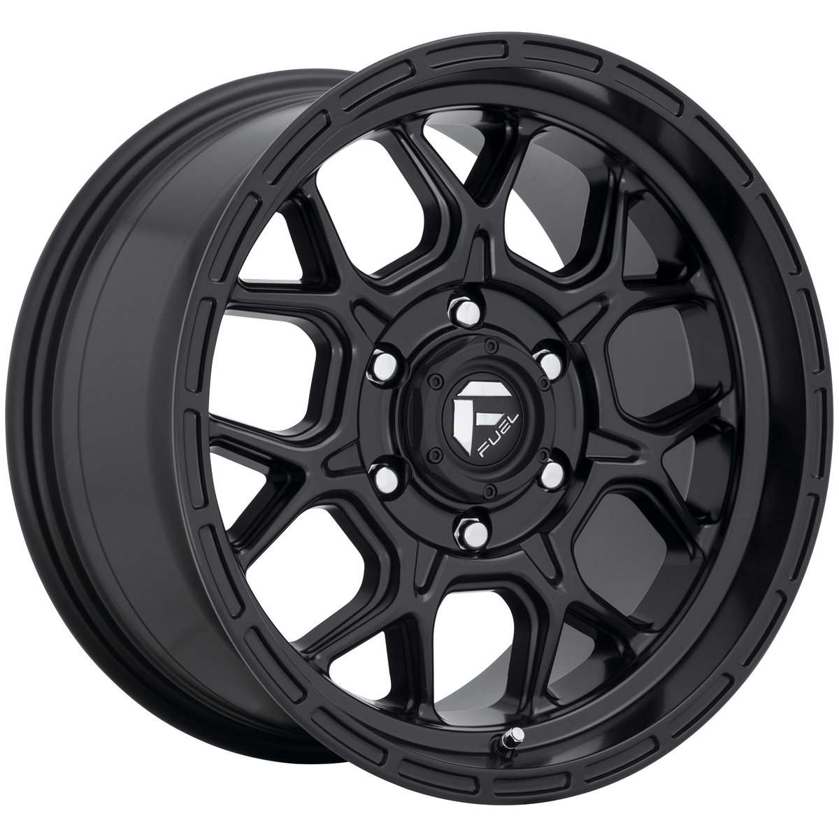 Fuel 1PC D670 TECH 17x9 Matte Black 6x135 1mm