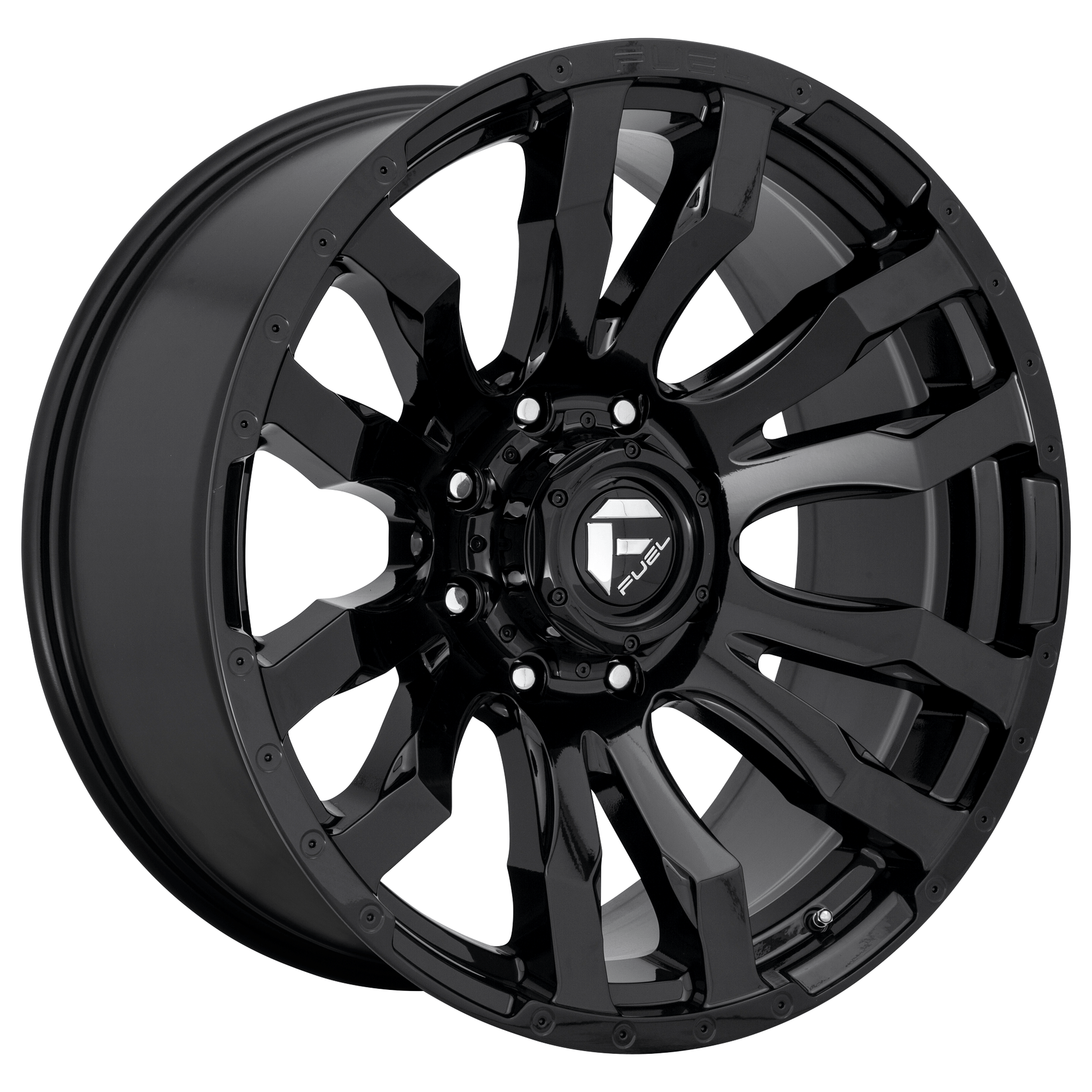 Fuel 1PC D675 BLITZ 17x9 Gloss Black 6x135 1mm