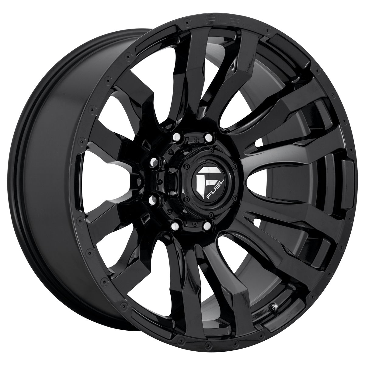 Fuel 1PC D675 BLITZ 18x9 Gloss Black 6x135 1mm