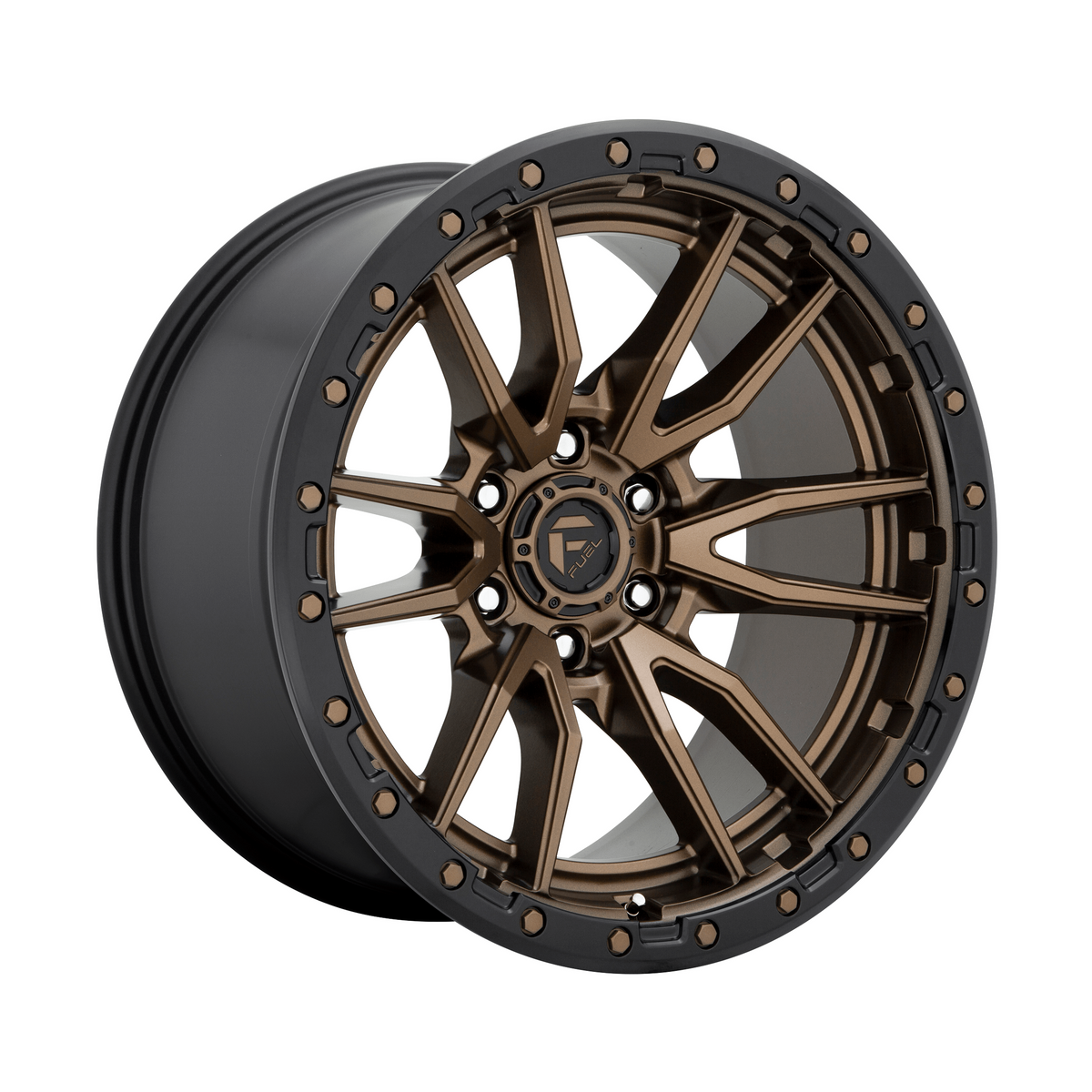 Fuel 1PC D681 REBEL 18x9 Matte Bronze Black Bead Ring 6x135 20mm