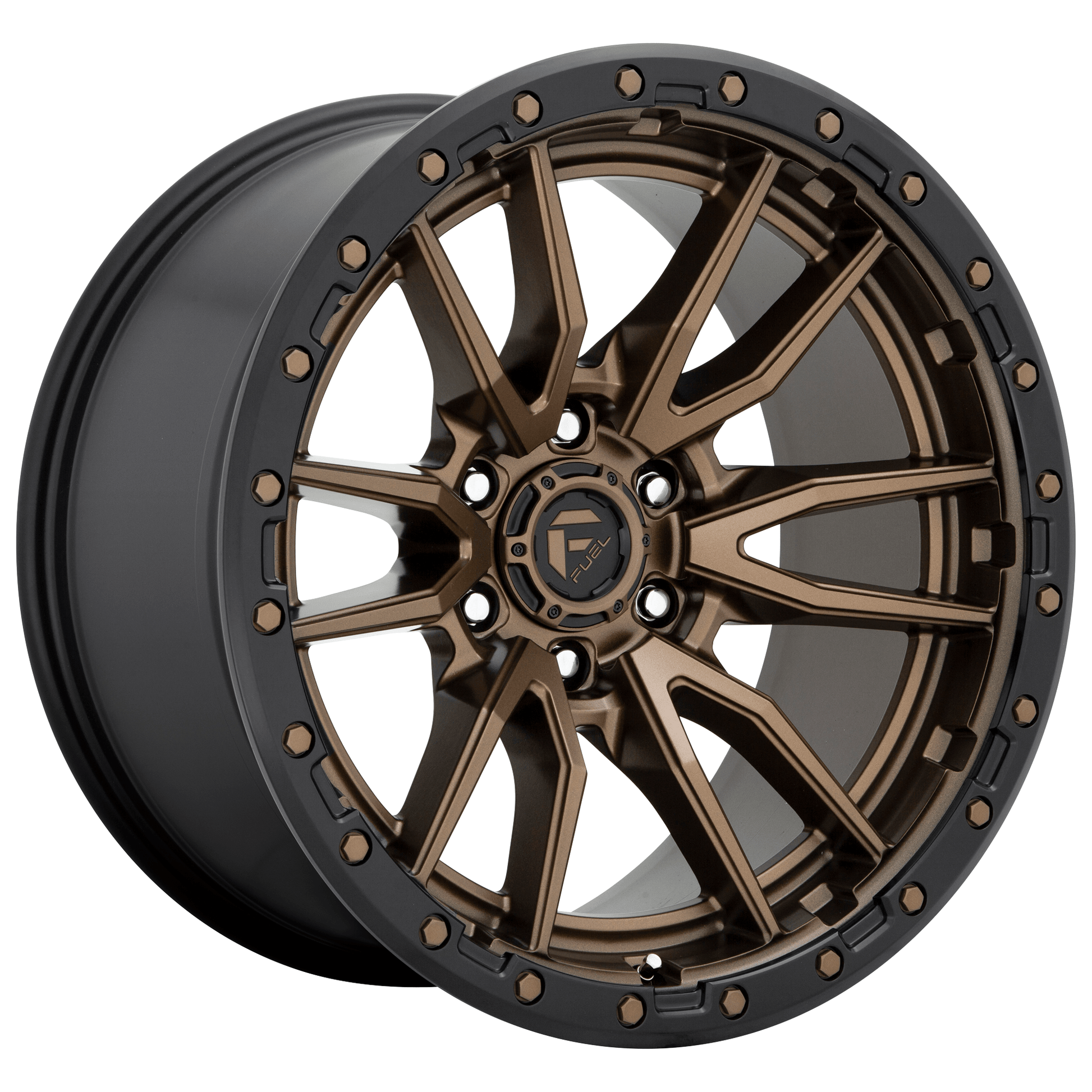 Fuel 1PC D681 REBEL 18x9 Matte Bronze Black Bead Ring 6x135 -12mm