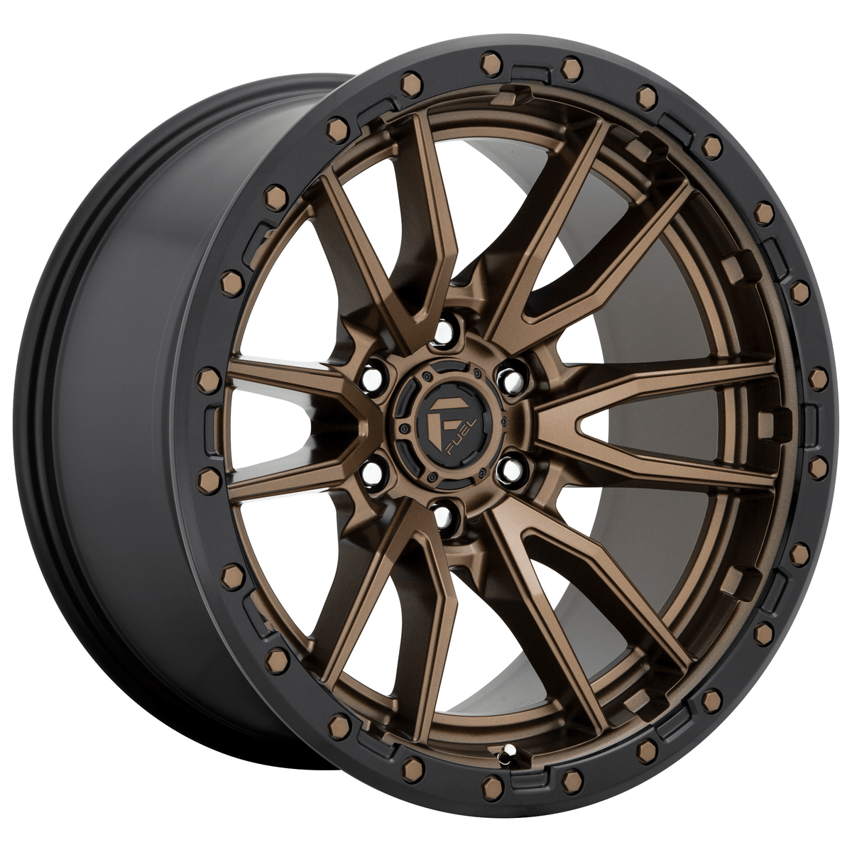Fuel 1PC D681 REBEL 18x9 Matte Bronze Black Bead Ring 6x135 -12mm