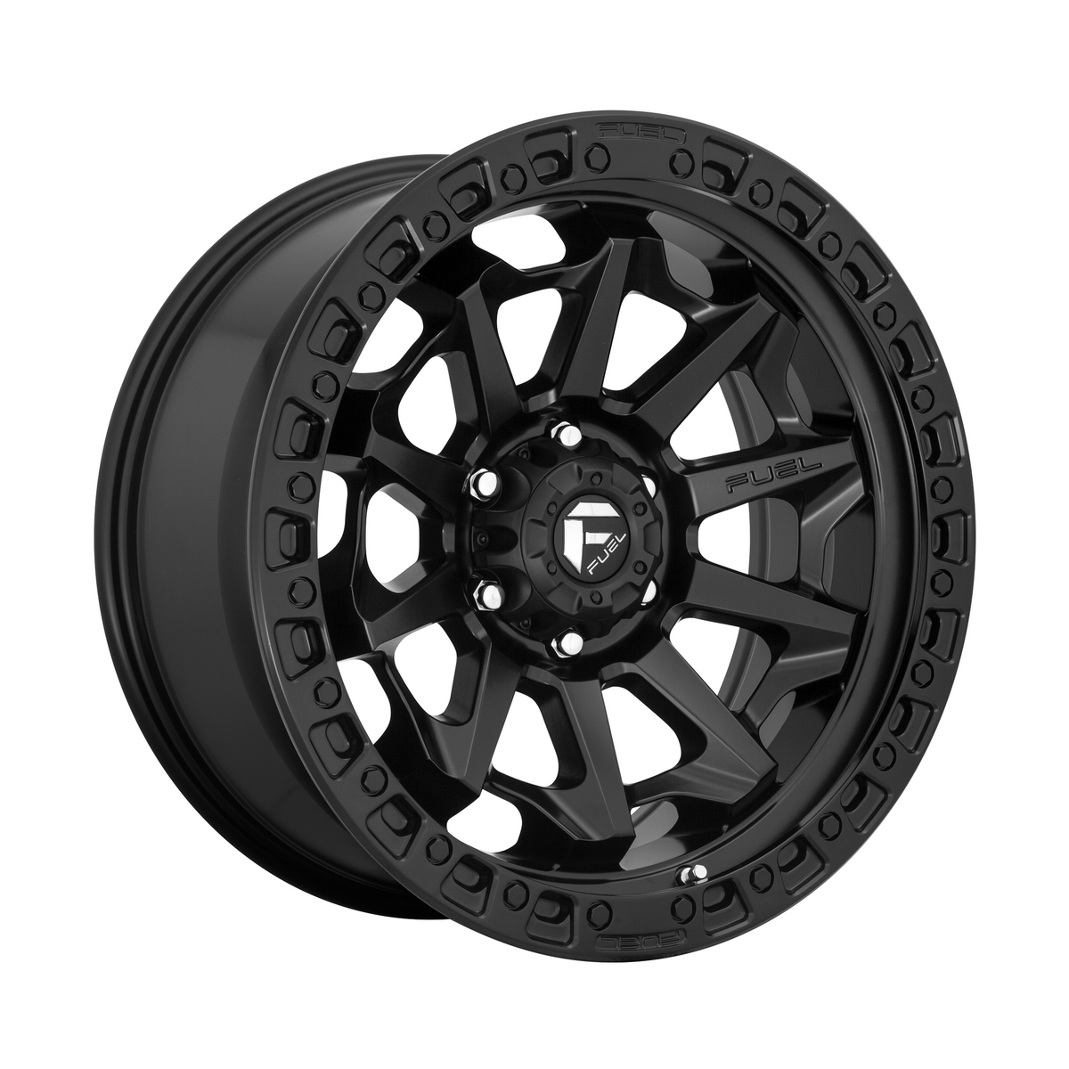 Fuel 1PC D694 COVERT 18x9 Matte Black 6x135 20mm
