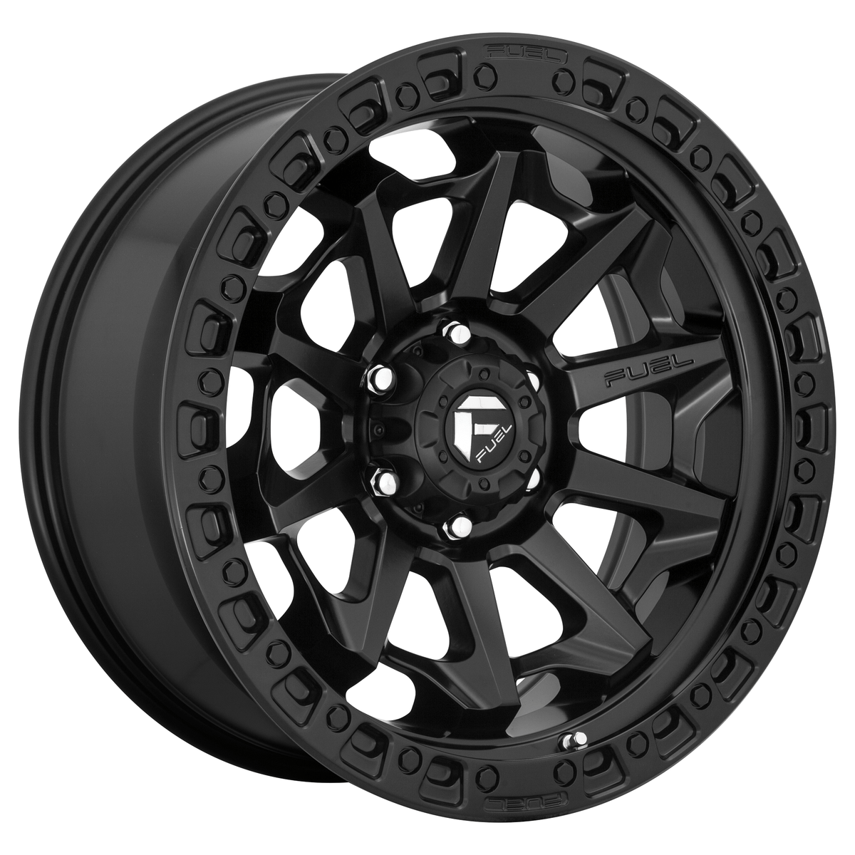 Fuel 1PC D694 COVERT 17x9 Matte Black 6x135 1mm