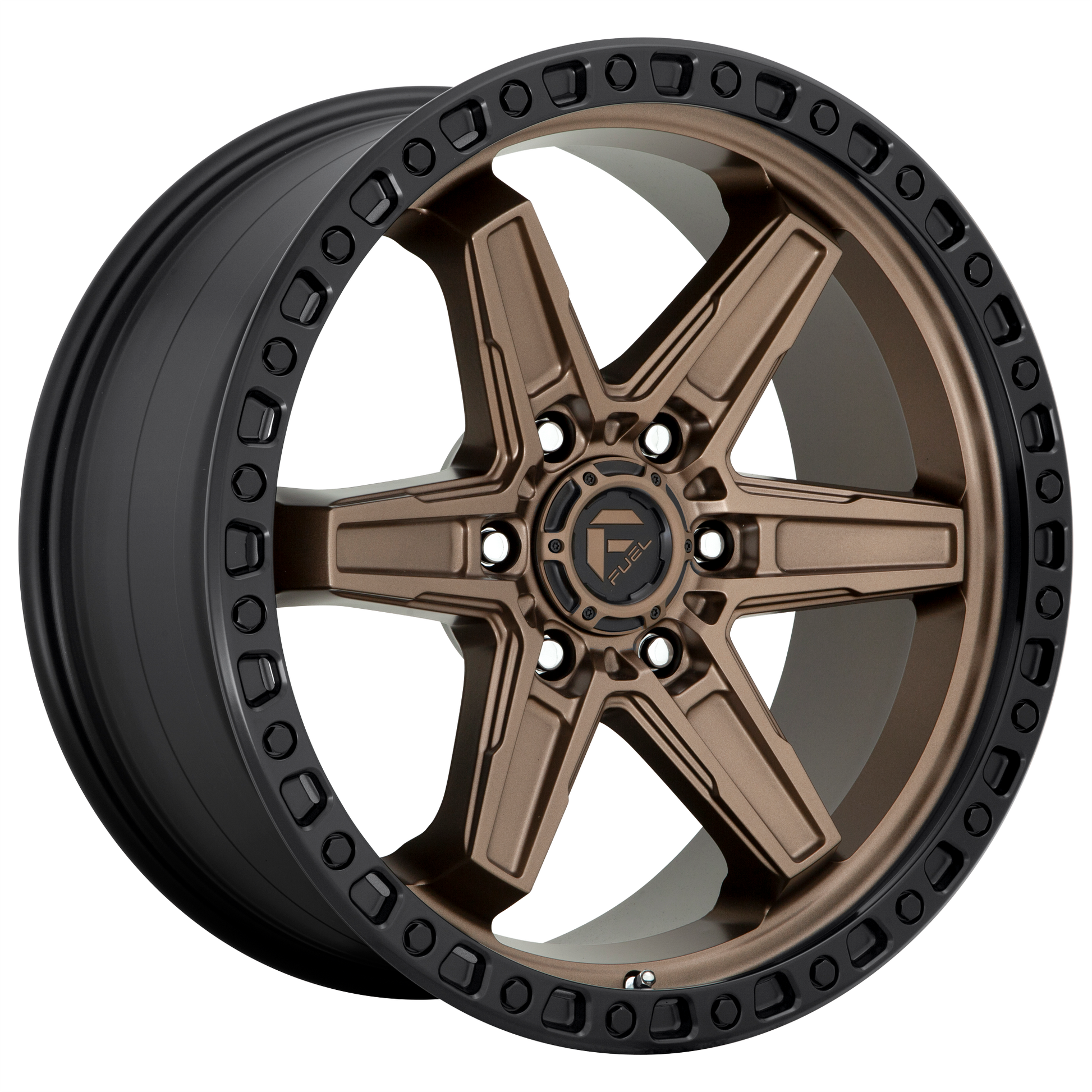 Fuel 1PC D699 KICKER 17x9 Matte Bronze Black Bead Ring 6x135 -12mm