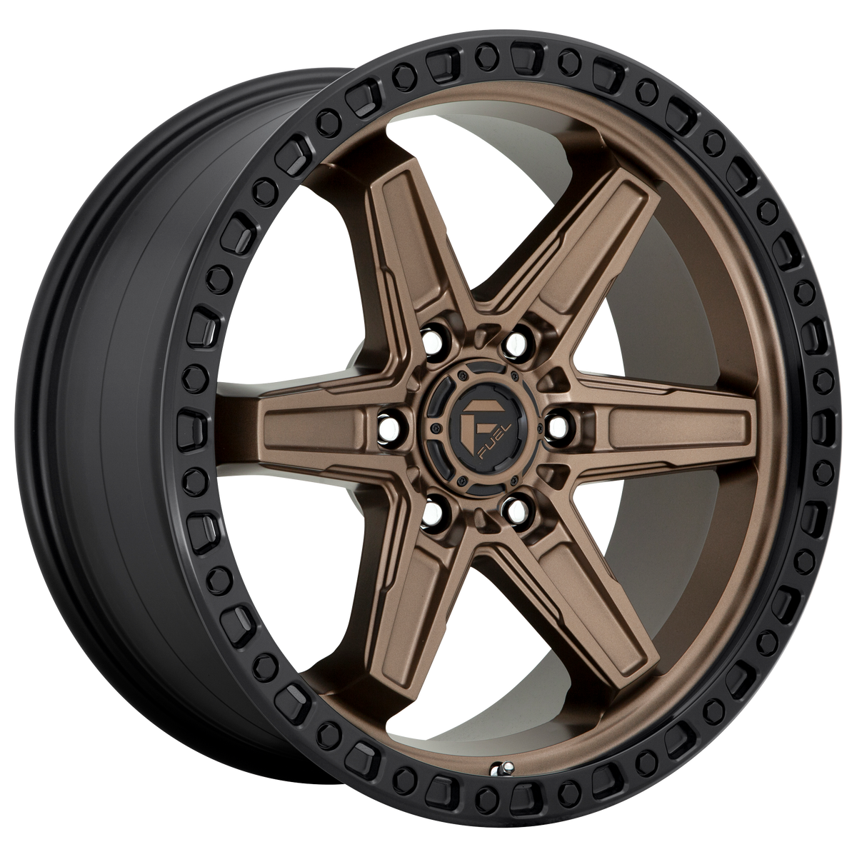 Fuel 1PC D699 KICKER 17x9 Matte Bronze Black Bead Ring 6x135 -12mm