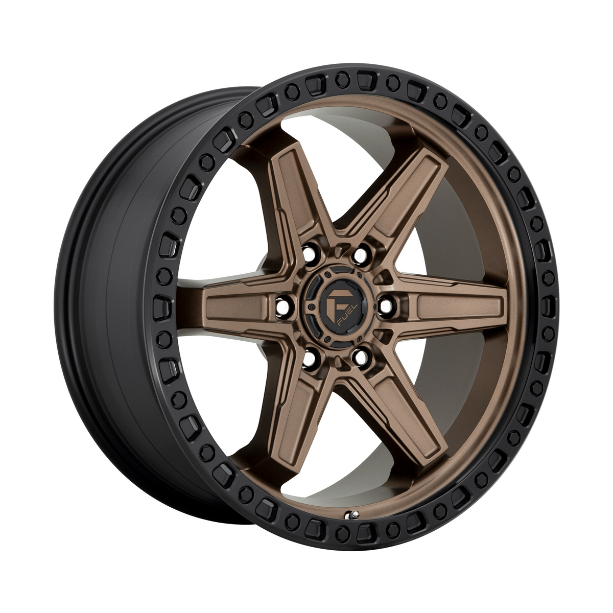 Fuel 1PC D699 KICKER 17x9 Matte Bronze Black Bead Ring 6x135 -12mm