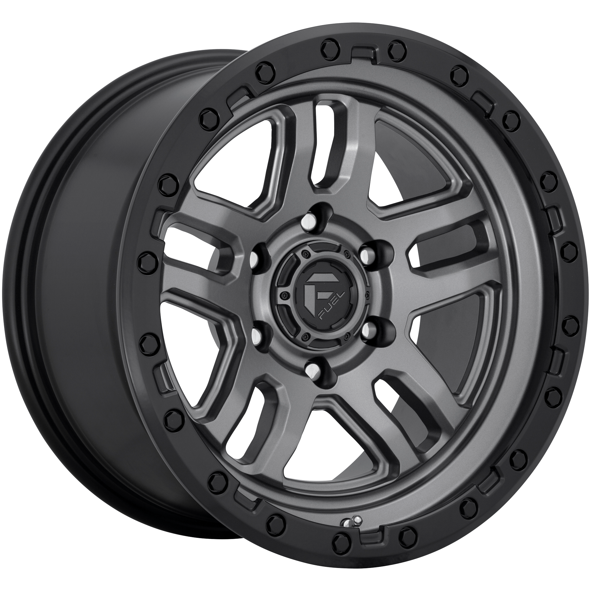 Fuel 1PC D701 AMMO 18x9 Matte Gunmetal Black Bead Ring 6x135 1mm